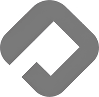 Минималистичный абстрактный логотип компании Покупаем Препараты в серых тонах на белом фоне